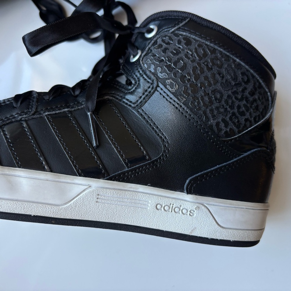 Adidas Neo Raleigh Mid Basketball Athletic Sneakers Womens Size 7.5 Cheetah - Picture 8 of 16